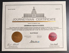 purchase realistic Canada Journeyman Certificate