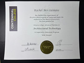 purchase realistic Centennial College diploma
