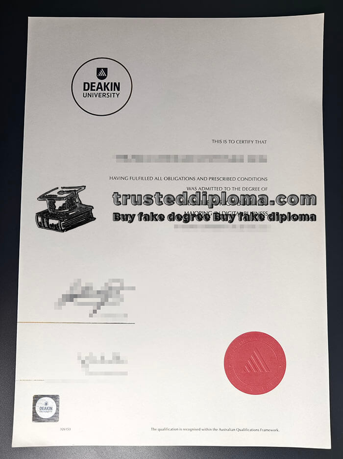 purchase realistic Deakin University diploma