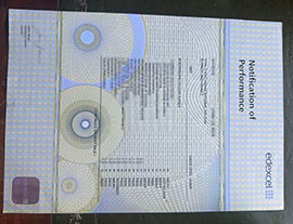 purchase realistic Edexcel Notification of Performance