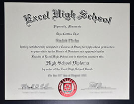 purchase realsitic Excel High School diploma