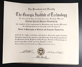 purchase realistic Georgia Institute of Technology degree