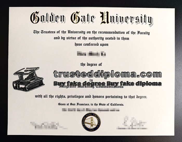 purchase realistic Golden Gate University diploma