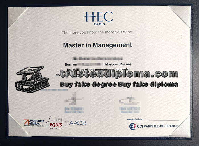 purchase realistic HEC Paris diploma