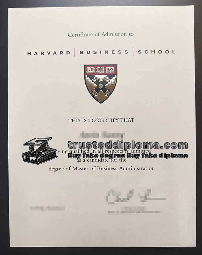 purchase realistic Harvard Business School diploma