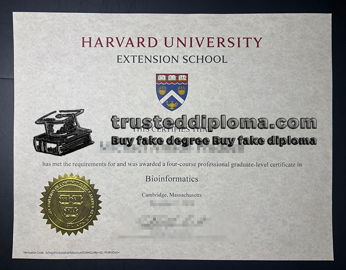 purchase realistic Harvard University Extension School certiifcate