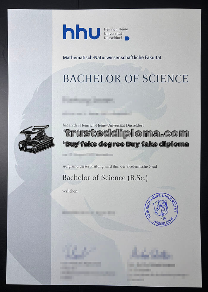 purchase realitic Heinrich Heine Universität diploma