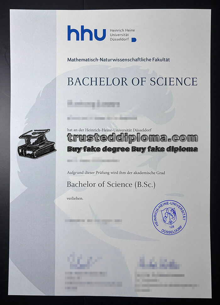 purchase realistic Heinrich Heine University diploma
