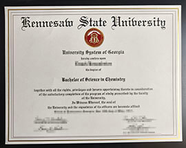 purchase realistic Kennesaw State University degree