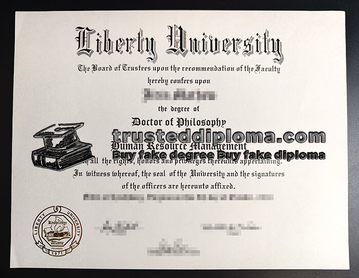 purchase realistic Liberty University diploma