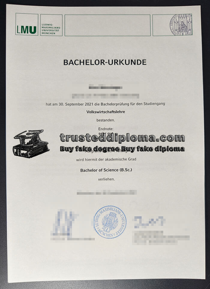 purchase realistic Ludwig Maximilians Universität diploma