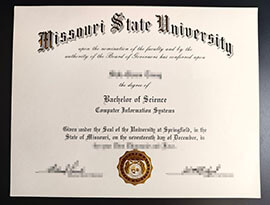 purchase realistic Missouri State University degree
