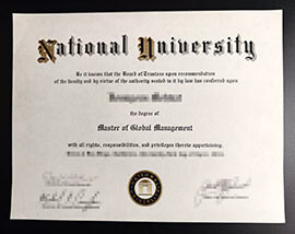 purchase realistic National University degree