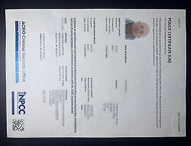 purchase realistic UK Police Certificate