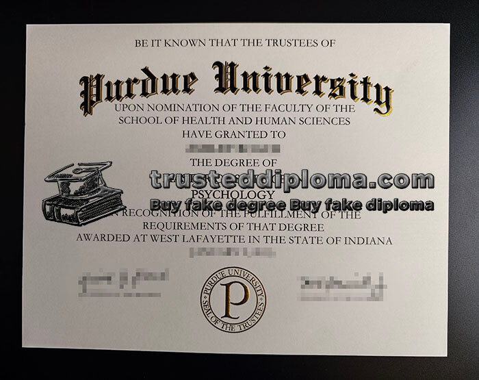 purchase realistic Purdue University diploma