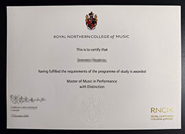 purchase realistic Royal Northern College of Music degree