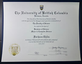 purchase realistic University of British Columbia degree