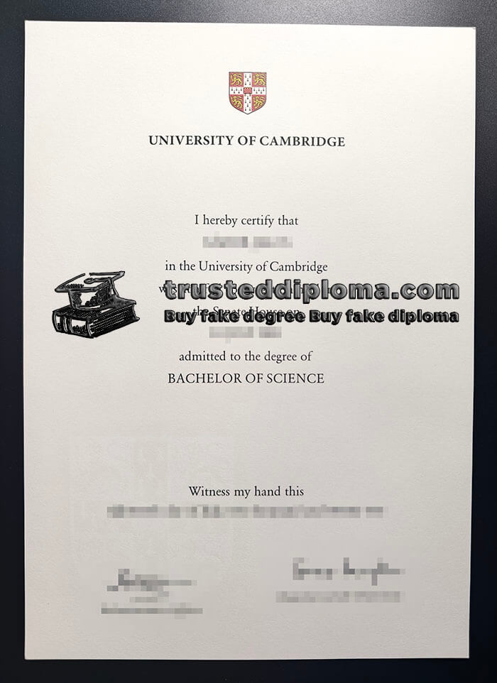 purchase realistic University of Cambridge diploma