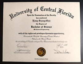 purchase realistic University of Central Florida degree