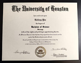 purchase realistic University of Houston degree