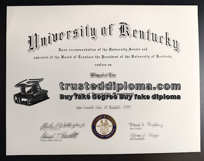 purchase realistic University of Kentucky diploma