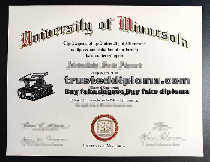 purchase realistic University of Minnesota diploma