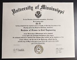 purchase realistic University of Mississippi degree