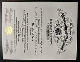 purchase realistic University of Missouri degree