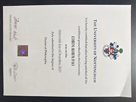 purchase realistic University of Nottingham degree