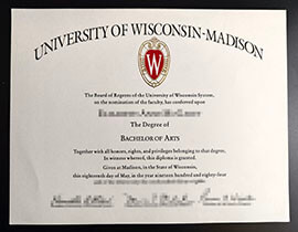 purchase realistic University of Wisconsin-Madison degree