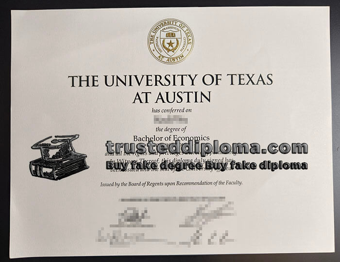 purchase realistic University of texas at Austin diploma