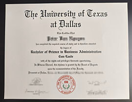 purchase realistic University of texas at Dallas degree
