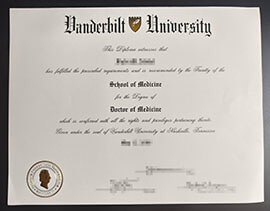 purchase realistic Vanderbilt University degree