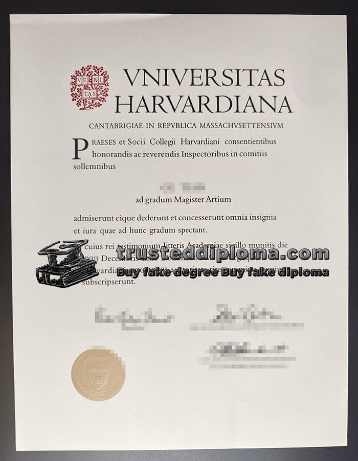 purchase realistic Vniversitas Harvardiana diploma