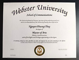 purchase realistic Webster University degree