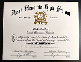 purchase realistic West Memphis High School diploma
