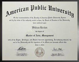 purchase realistic American Public University degree
