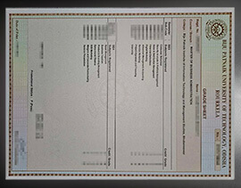 purchase realistic BIJU Patnaik University of Technology Transcript