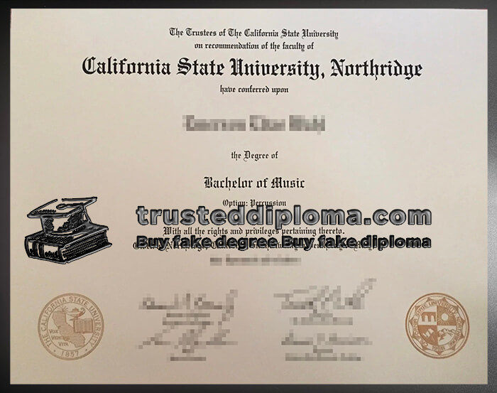 purchase realistic Cal State Northridge diploma
