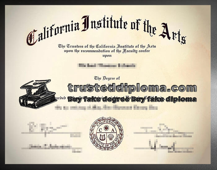 purchase realistic California Institute of the Arts diploma
