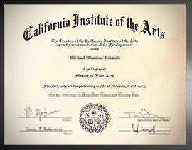 purchase realistic California Institute of the Arts degree