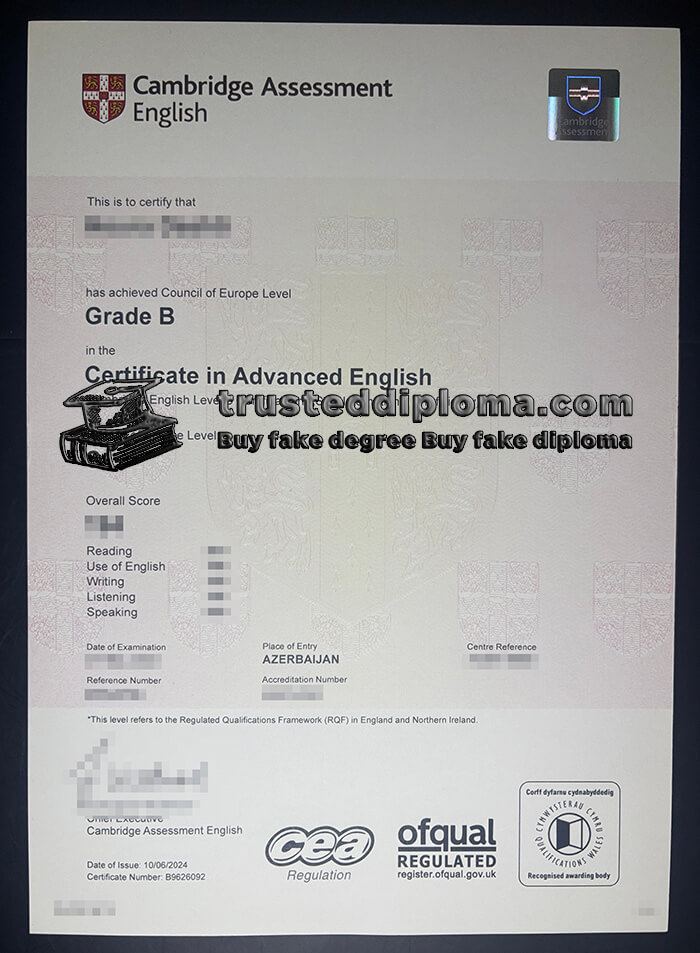 purchase realistic Cambridge Assessment English Certificate