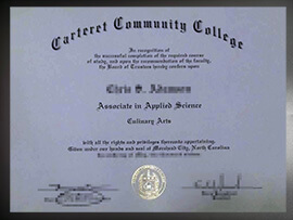 purchase realistic Carteret Community College degree