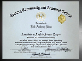 purchase realistic Century Community and Technical College degree