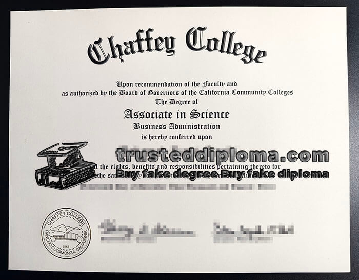 purchase realistic Chaffey College diploma