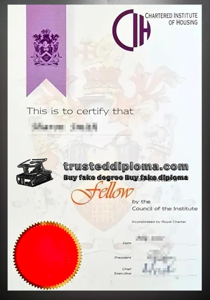 purchase realistic Chartered Institute of Housing certificate