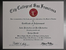 purchase realistic City College of San Francisco degree