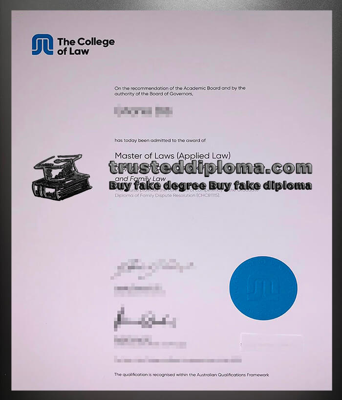 purchase realistic College of Law diploma