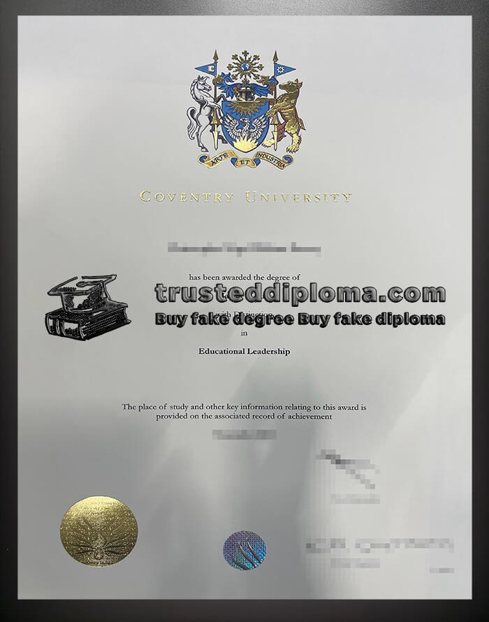 purchase realistic Coventry University diploma