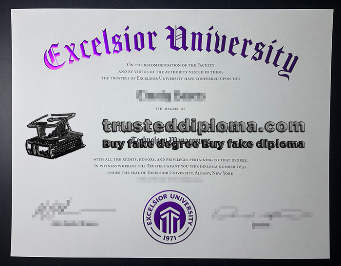 purchase realistic Excelsior University diploma
